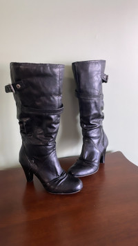 Black Boots - womens size 7.5 “G” by Guess  