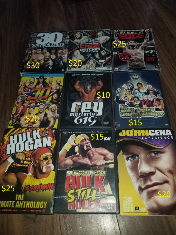 ASSORTED WWE WWF WRESTLING DVD BOX SETS VARIOUS PRICING $10-$25 in CDs, DVDs & Blu-ray in North Bay - Image 2