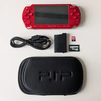 Sony PSP2000 Red Modded, View more