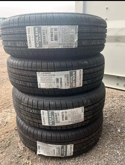 225/65R17 Kumho All Season Tire (4 Tires) SET OF 4 NEW TIRES *** ALL SEASON *** KUMHO SOLUS KL21 225...
