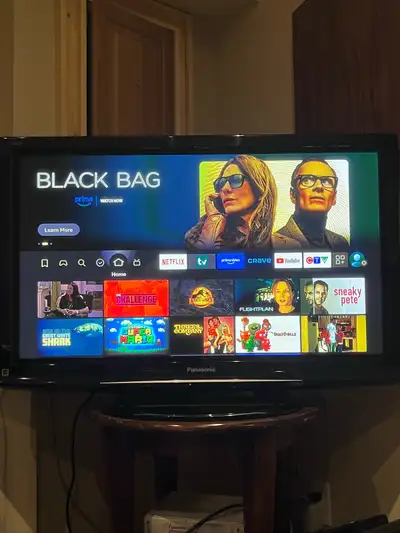 43” TV with remote , View more