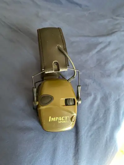 Noise canceling, and noise enhancing earmuffs great for shooting Or even Construction