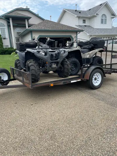 Package deal! 2016 grizzly 700 with power steering - camo One up cargo box, heated grips/thumb, 3000...
