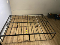 Basic Queen Bed Frame and Mattress