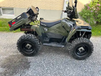 2019 Polaris sportsman X2 570 efi 2500lb winch 26” tire Wind shield with mirrors Hand and thumb warm...