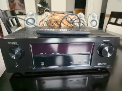 Denon AVR-X1000 + 5x klipsch RSX3 speaker combo, View more