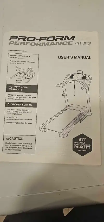 proform treadmill , View more