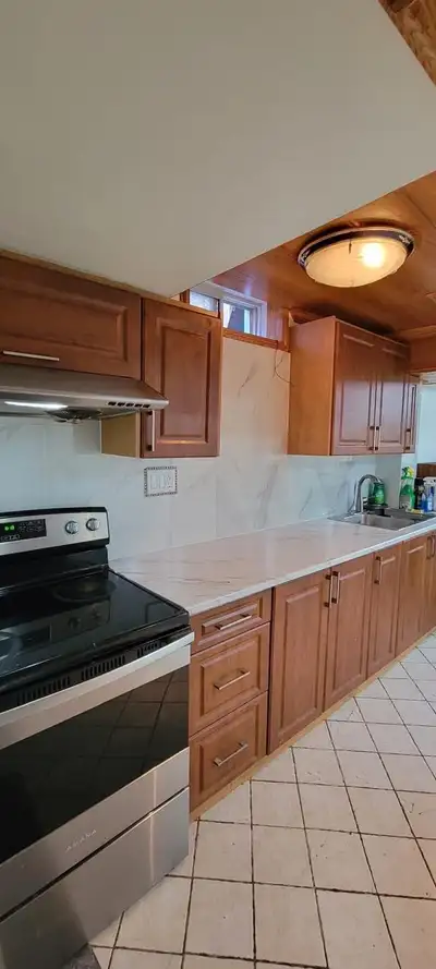 Beautiful 2 bedroom basement apartment available for rent in a quiet Woodbridge neighborhood near Is...