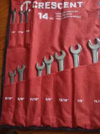 14 PC crescent combination wrench set