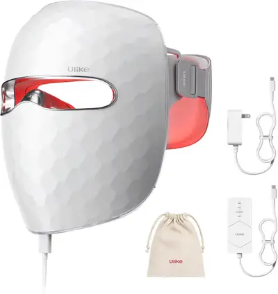 **OPEN BOX, BRAND NEW CONDITION** Ulike ReGlow LED Light Therapy Mask, Red Light Therapy for Face, 4...