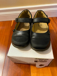 Brown College Leather Dress Shoes for Girls Size 11