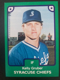 1984 TCMA Syracuse Chiefs Kelly Gruber baseball card (#27)