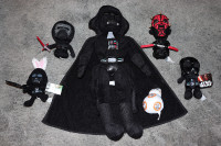 Star Wars Darth Vader Plush Lot 5 to 24 Inches. $30 for the Lot