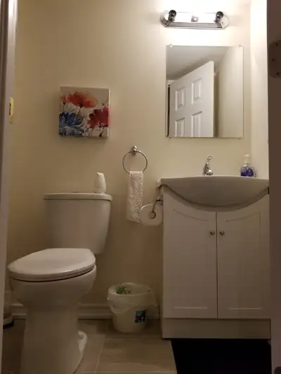 A spacious, fully furnished private room with an attached washroom is available in a newly built bas...