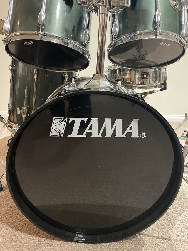 Tama rockstar drum set with Sabian cymbals in Drums & Percussion in Peterborough - Image 2