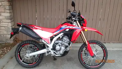 Senior driven, 2023 CRF300L with 12,000 km, Includes, All new K-Tech suspension K-Tech Razor-R Lite...