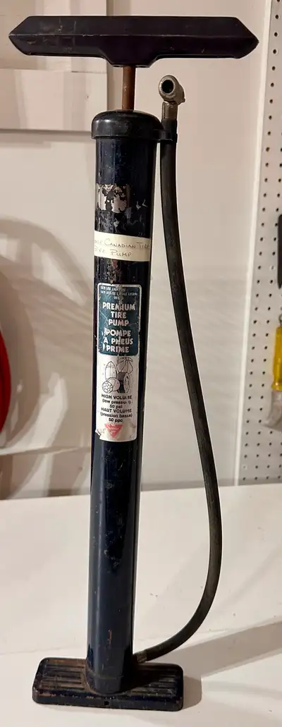Vintage Canadian Tire Bicycle Air Pump, View more