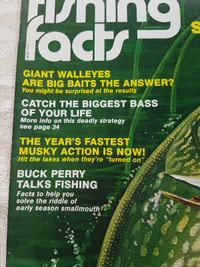 Vintage FISHING FACTS 1979 Magazines Jan-Dec