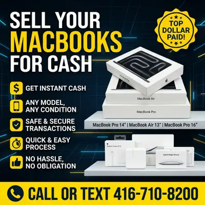 Upgrade Your Tech: Get Cash for Your MacBook Air & Pro, View more
