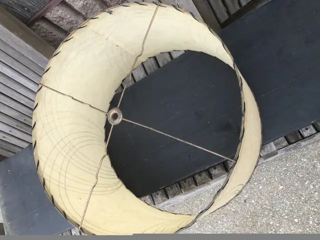 Vintage Fibreglass Antique MCM Lamp Light Shade Retro Decor  in Indoor Lighting & Fans in Oakville / Halton Region - Image 5