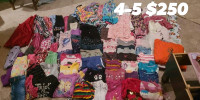Girls size 4-5 tote full of clothes 