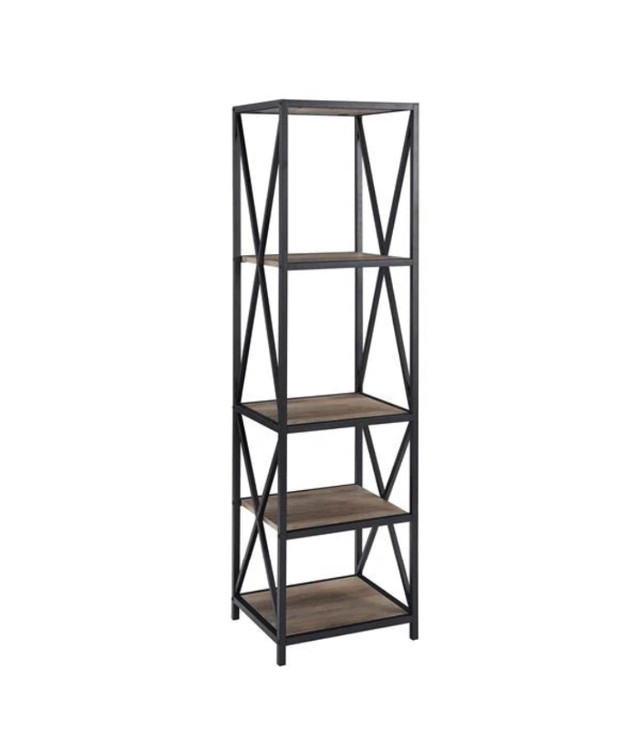  NEW Wood Shelves Bookcase (Walker Edison)   in Bookcases & Shelving Units in City of Toronto - Image 3