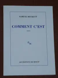 Comment C'est .. French book by Samuel Beckett