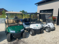 Gas and Electric Golf Carts Newer Models