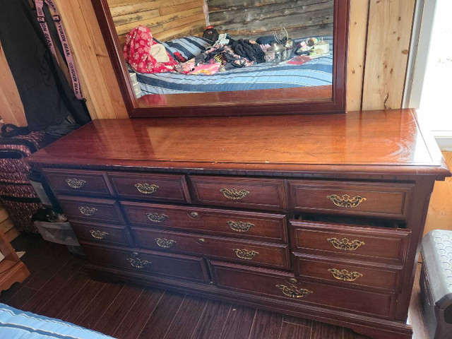7 drawer Dress with Mirror  in Dressers & Wardrobes in North Bay
