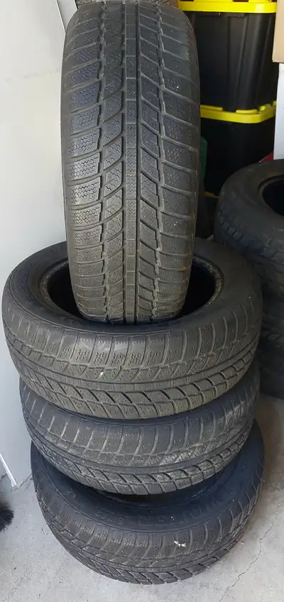 4 205/55R 16 Evergreen winter tires. Will fit Toyota & Mazdas. Good tread left