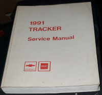 1991 GMC TRACKER OEM Service Manual