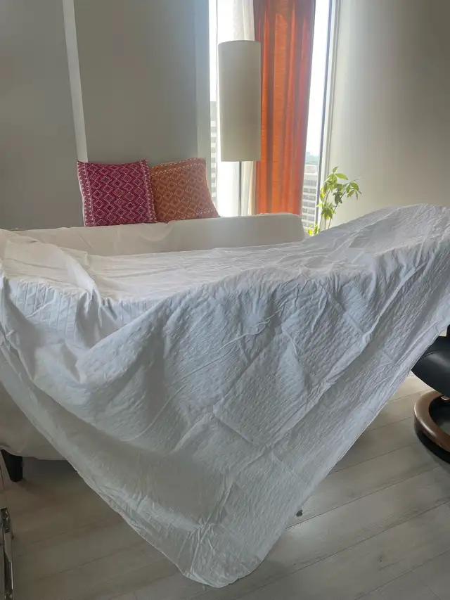 DOWN DUVET COVE - Linen Chest (double) with cover/2 pillow cases in Bedding in City of Toronto - Image 4