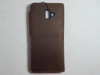 Kalibri genuine leather J6+/J6 plus cellphone & card case / étui