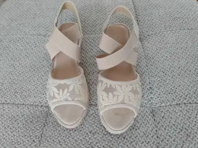 Two pair of women's summer sandals, View more