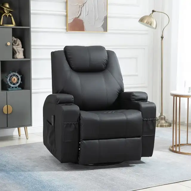 Rocking Massage Recliner Chair, Swivel Nursery Rocker Chair in Chairs & Recliners in Markham / York Region - Image 9