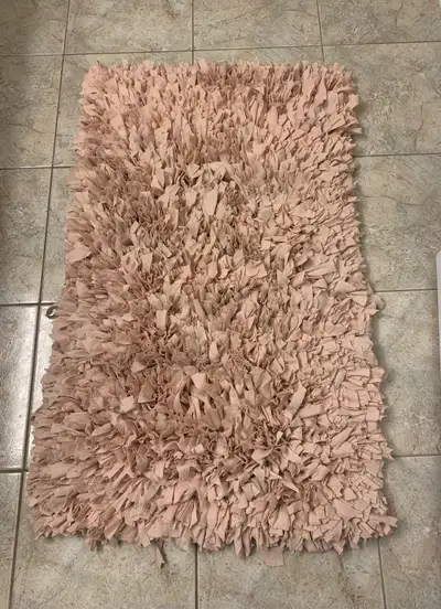 Pink Rag Rug, View more