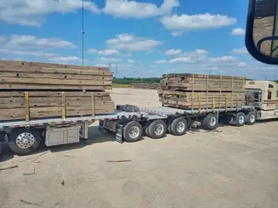 We have good used 4x18 8" hardwood crane mats. Good for flooded areas/ access roads/ground stabiliza...