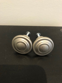 Brushed nickel drawer pulls/ knobs 