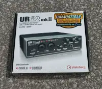 Steinberg UR22 MKII recording audio interface w/ ipad control