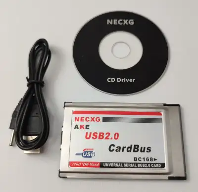 NEC USB 2.0 PCMCIA CARD LAPTOP 2-PORT, View more