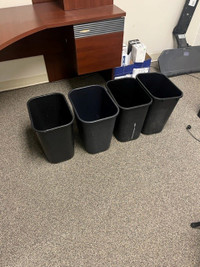 Plastic Garbage Cans (set of 4)