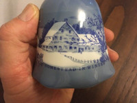 Vintage Classic Antique CURRIER & IVE’S Ceramic Christmas BELL