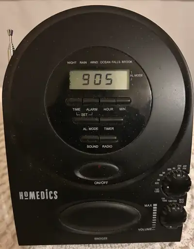 Homedics Home Spa / Clock-Radio, View more