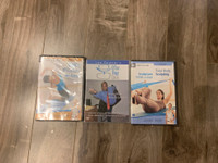 3 Pilates and Yoga DVDs
