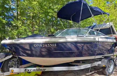 2014 Monterey 186MS (Great Condition) Engine: MerCruiser Bimini top included Trailer included Please...