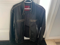 Men’s large leather jacket