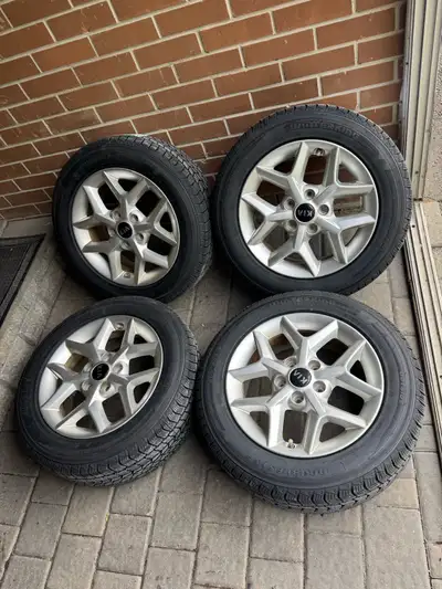 Rims are OEM from 2021 Kia Seltos. Good for Kia Soul or Hyundai Kona and other cars with same specs....
