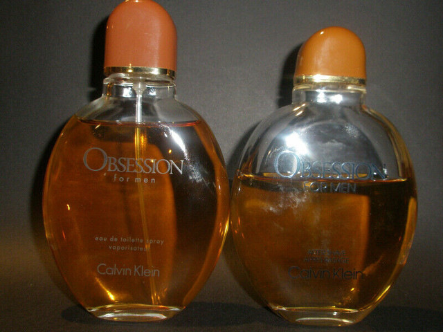 Parfum OBSESSION de Calvin Klein,E de toilette/after shave,125ml dans Art et objets de collection  à Trois-Rivières