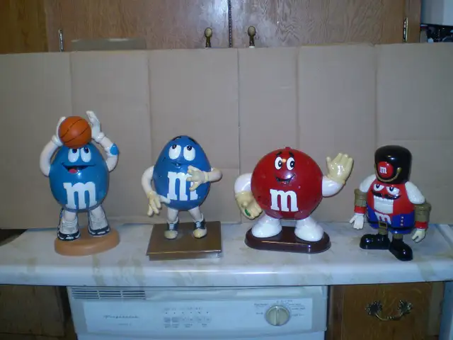 M&M Dispensers/Figures #4- Large- $15 & $20