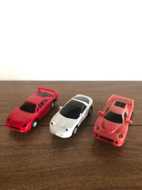Ferrari and Pontiac Slot Cars